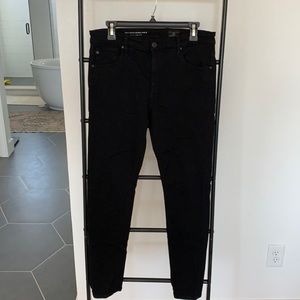 AG Farrah High Rise Skinny Jeans in Black